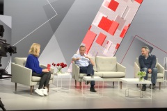 Mit Hannes Ametsreiter und Florian Heinemann bei den Vodafone eleVation Digital Days