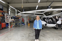 Dreh bei Volocopter im Jahr 2020